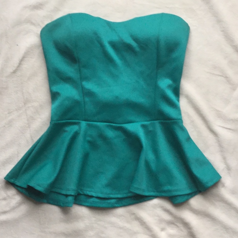 Turquoise top